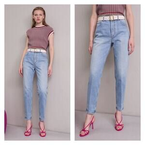 Victoria Beckham Nicola High Waisted Super Slim Jean